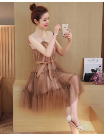 dress wanita import D4487