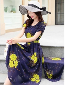 midi dress D4695