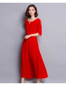 long dress chiffon D4720