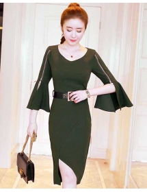 dress wanita import D4829