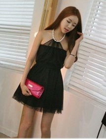 dress pesta korea D847