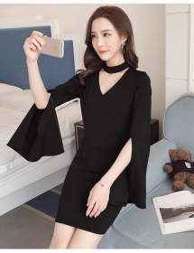 dress wanita import D4885