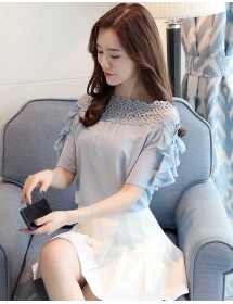 blouse korea T4480