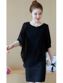 dress wanita import D5021