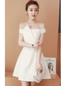 dress pesta korea D5055