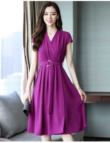 midi dress korea D5061