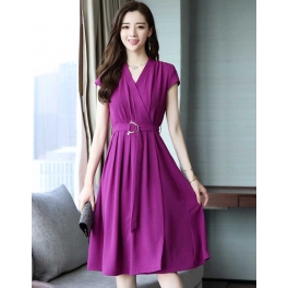midi dress korea D5061