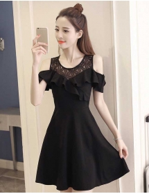 dress wanita import D5118