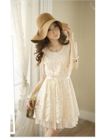 dress wanita korea D869