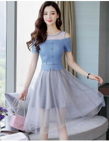 midi dress korea D5150
