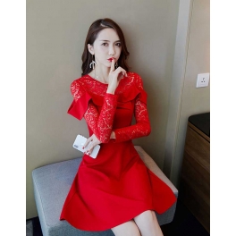 dress brukat D5245