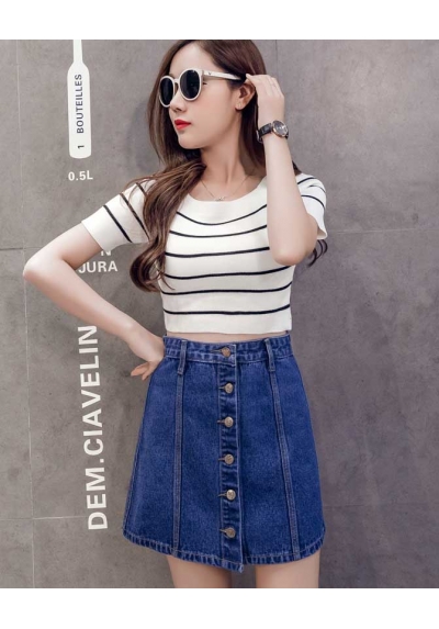 rok denim T4869