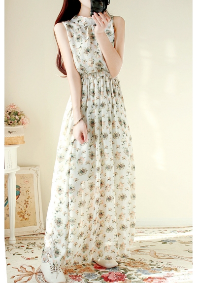 long dress chiffon D5359