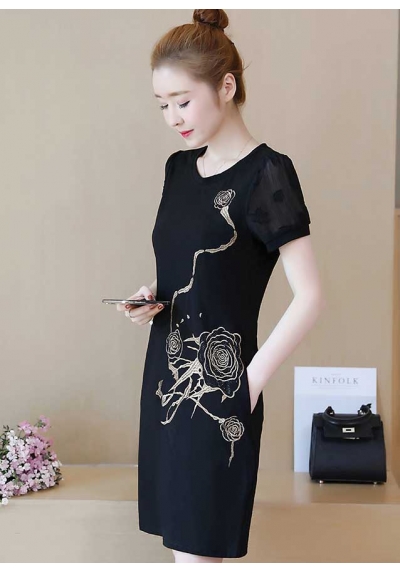 dress wanita import d5365