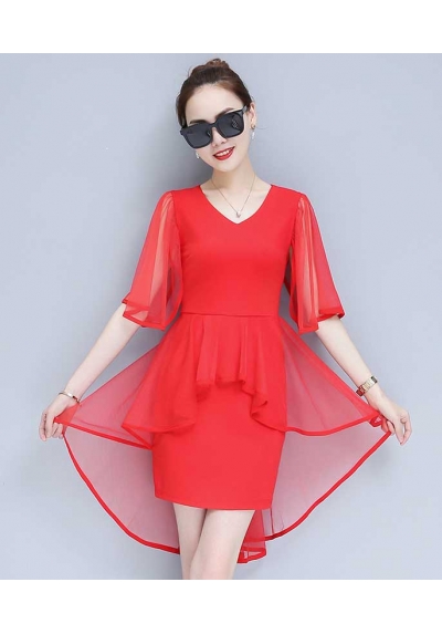 dress wanita import d5463