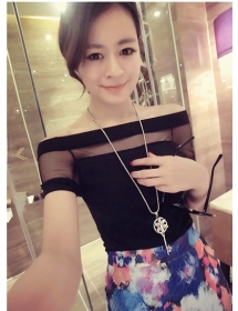 blouse wanita korea T2483