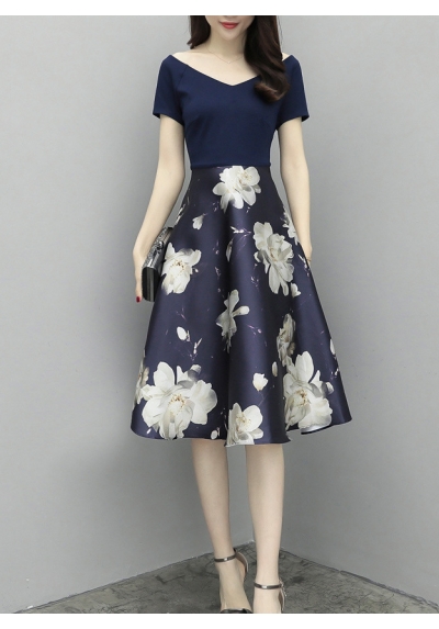 dress wanita korea D5488