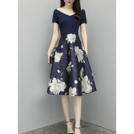 dress wanita korea D5488