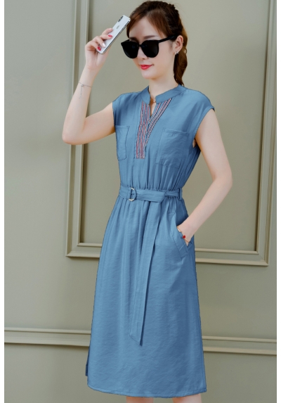 midi dress korea D5499