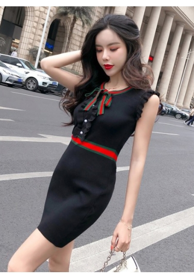 dress rajut D5607