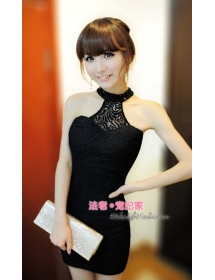 dress pesta korea D950