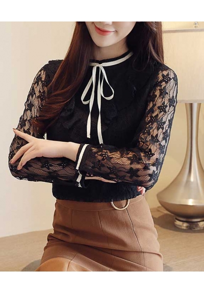 blouse brukat korea T5244