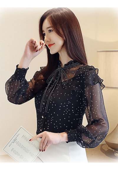 blouse wanita korea T5323