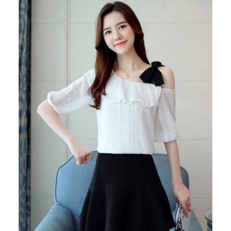 blouse wanita korea T5332