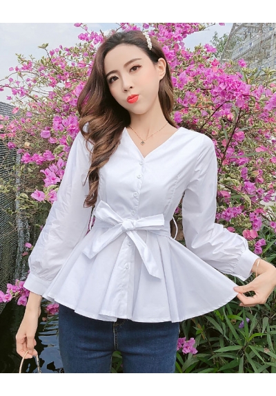 blouse wanita korea T5342