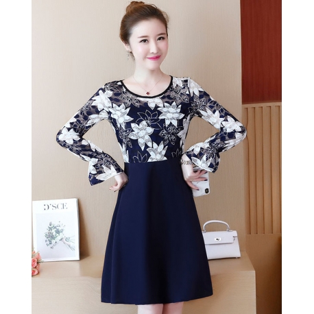 dress wanita import D5716