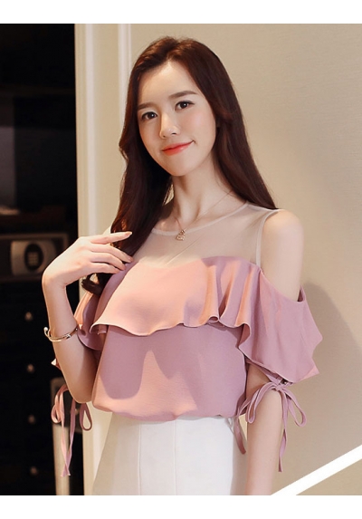 blouse wanita korea T5416