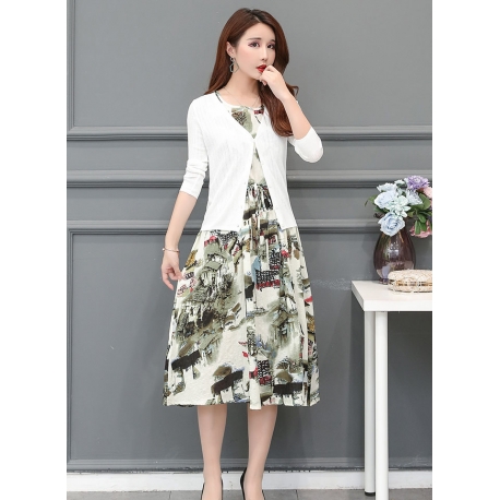 dress wanita korea D5786