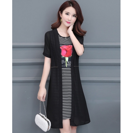dress wanita import D5831