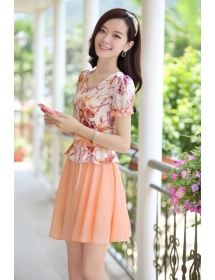 Dress wanita korea D2420