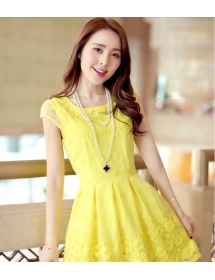 dress wanita korea D1023