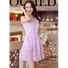 dress wanita MODEL korea D1024