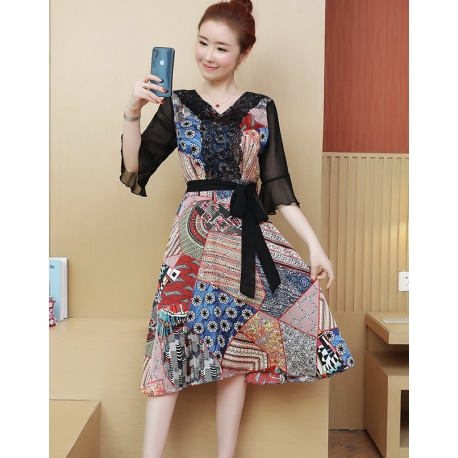 dress wanita import d5875