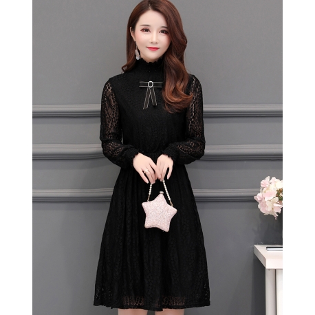 dress brukat korea d5998