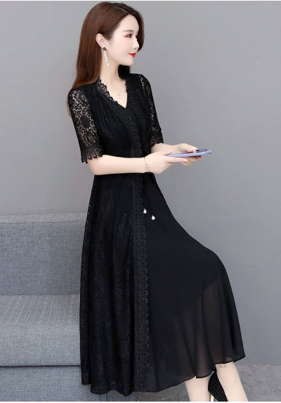 dress wanita import d6031