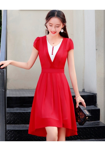 dress wanita import D6061