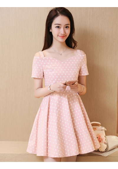 dress polkadot import D6075