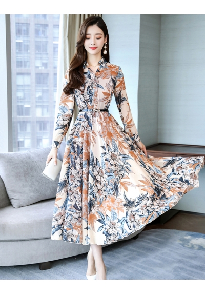 long dress korea D6089