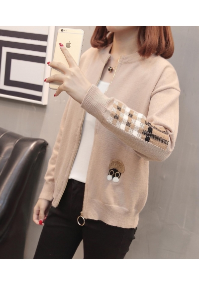 jaket rajut wanita import T5791