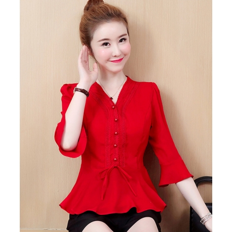 blouse  wanita korea T5795