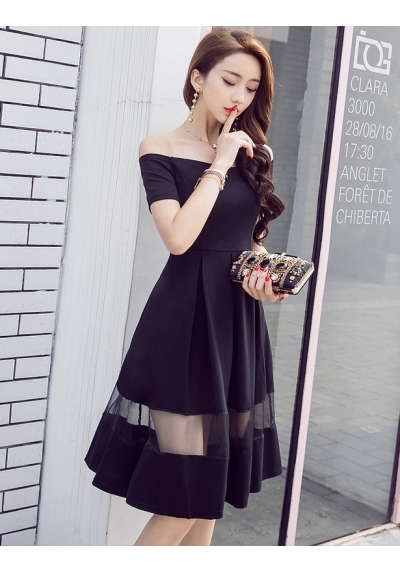 dress wanita korea D6123