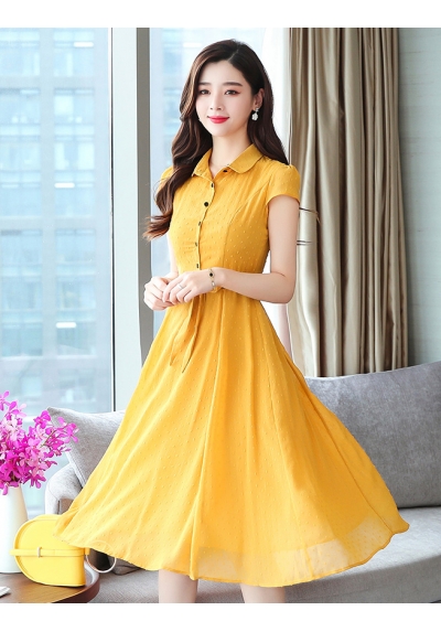 midi dress korea D6125