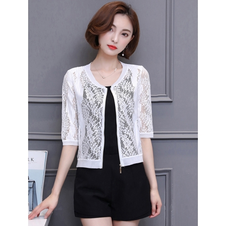 cardigan brukat import T5862