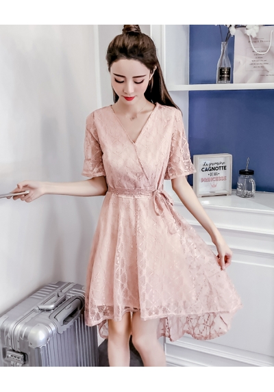 dress brukat korea D5352