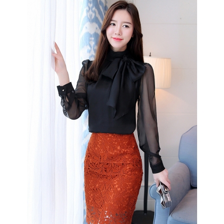 blouse  wanita korea T5919