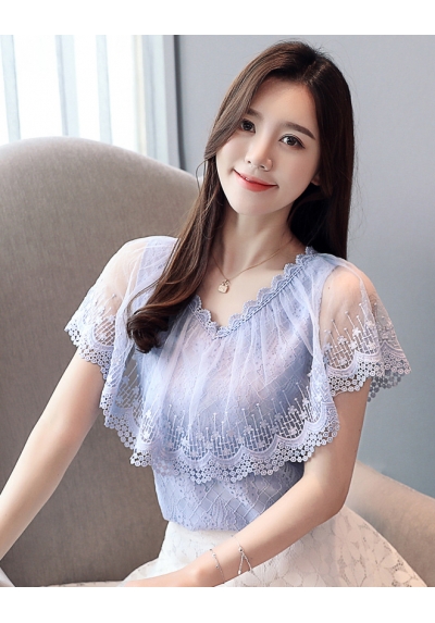 blouse brukat korea T5995